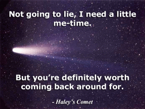 Halley's Comet Valentine Meme